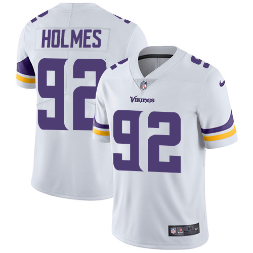 Minnesota Vikings #92 Limited Jalyn Holmes White Nike NFL Road Men Jersey Vapor Untouchable->minnesota vikings->NFL Jersey